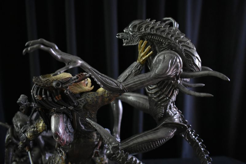 Sideshow Aliens vs. Predator 2 dioráma bemutató