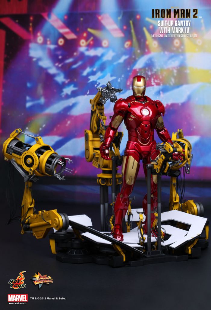 Hot Toys Iron Man Mark IV(+ Suit-Up Gantry)